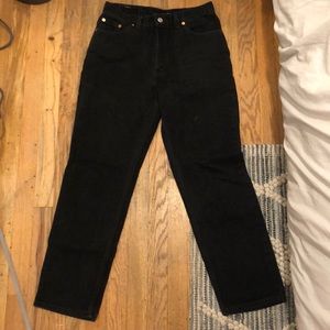 Black Vintage Levi Jeans